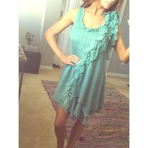 Chiffon and Knit Dress